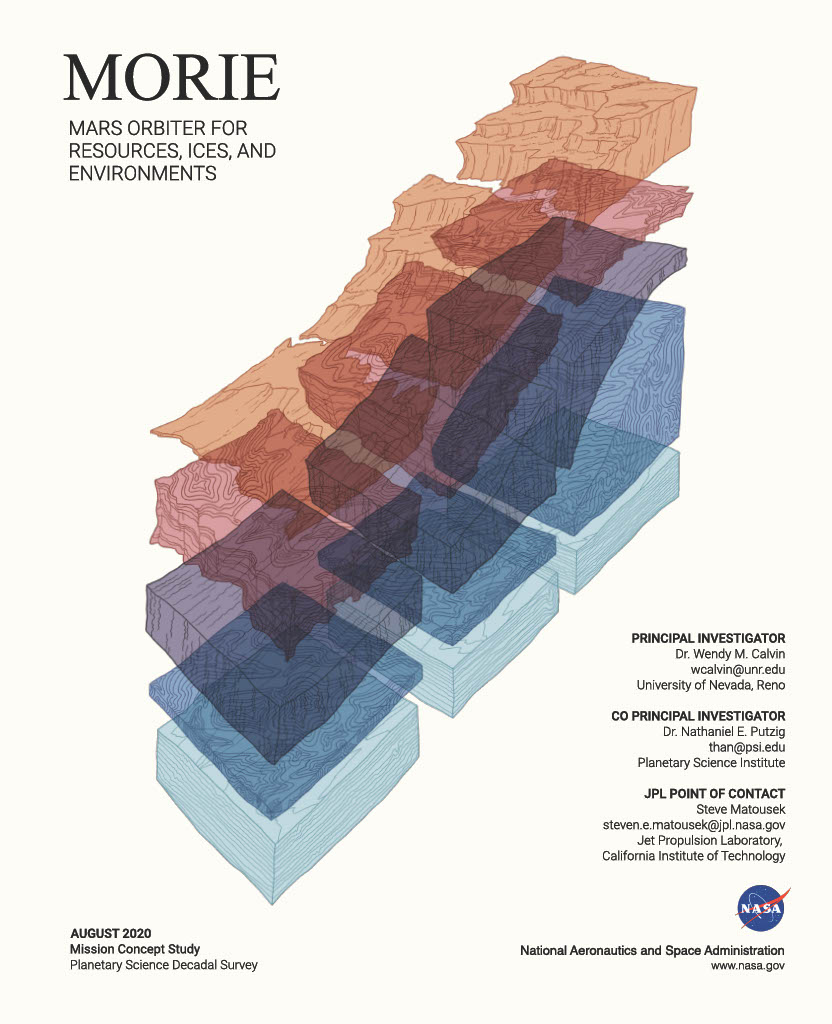 Cover of report showing multi-colored georgraphic cutaway