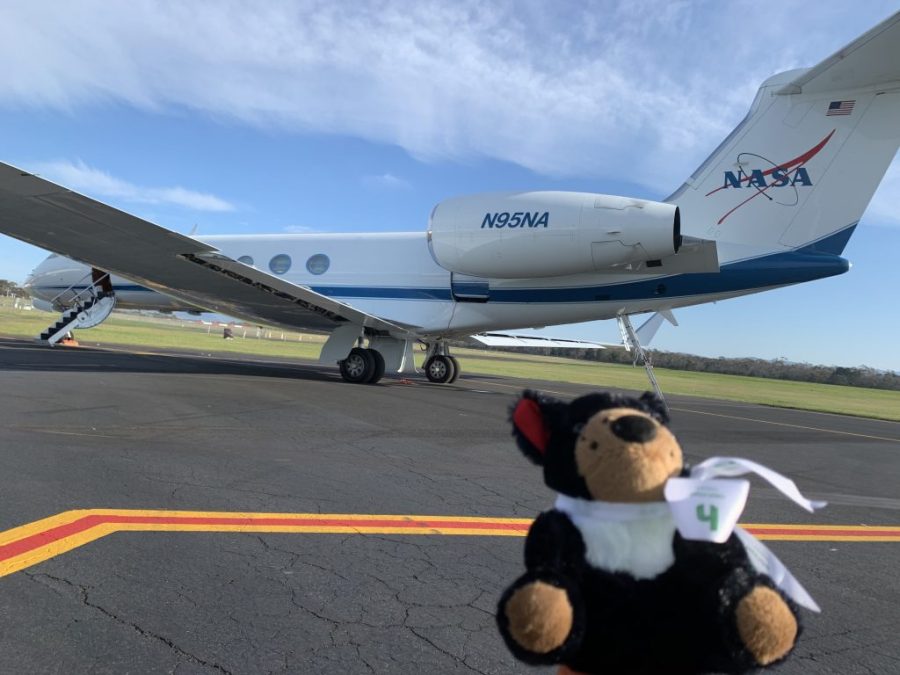 NASA's Gulfstream GV aircraft is based in Tasmania, Australia this fall for Operation IceBridge flights to East Antarctica. (Credit: Linette Boisvert/NASA)