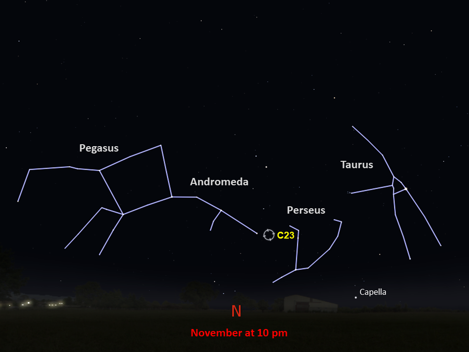 locator star chart for C23