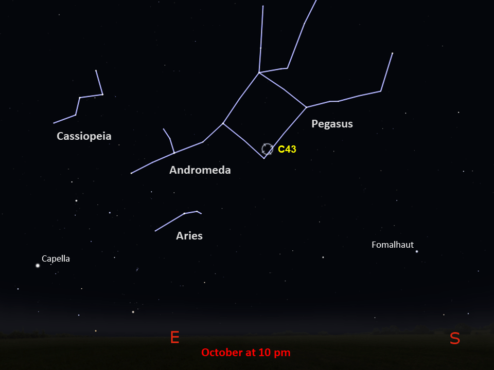 C43 Star Chart – Northern Hemisphere