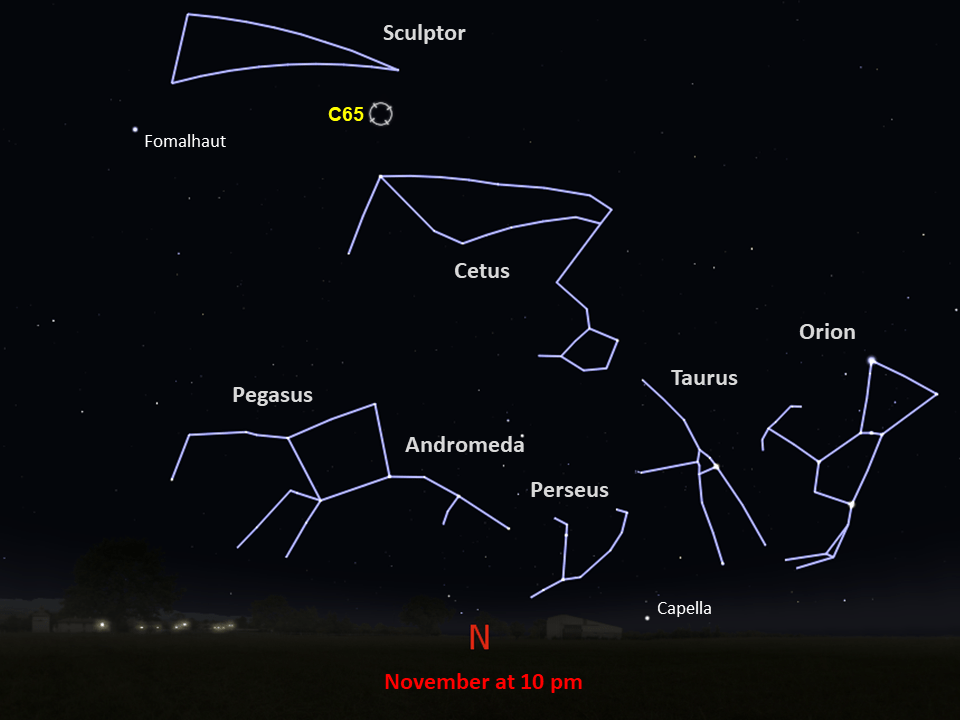 locator star chart for C65