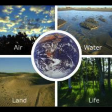 Collage of Earth images