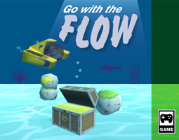 Go with the flow game ad