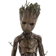 Character made of tree twigs