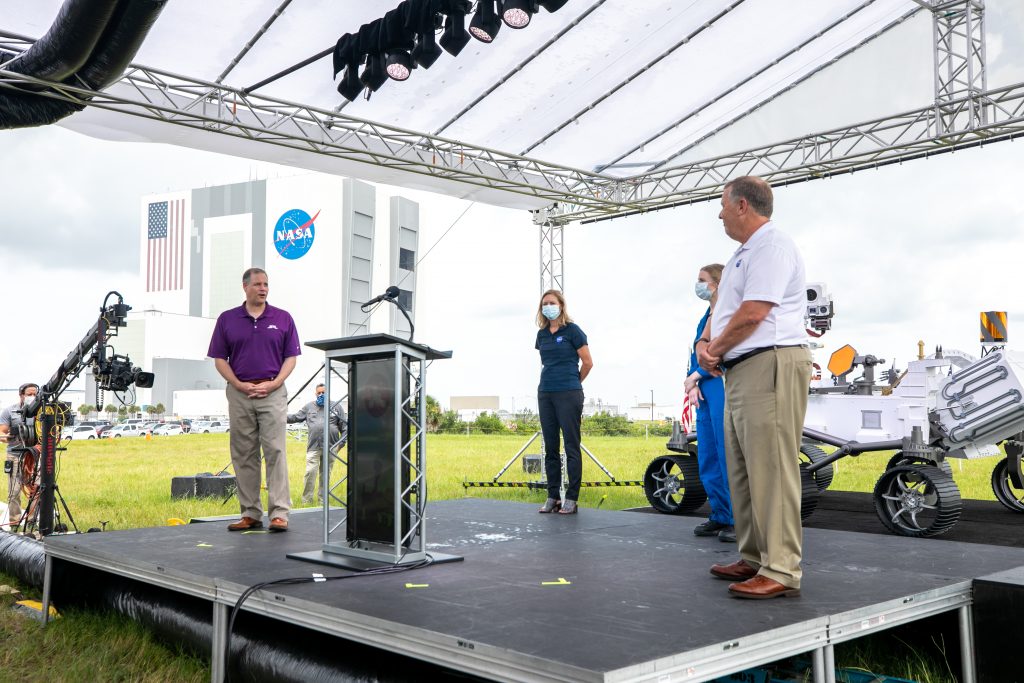 NASA Administrator's briefing for Mars 2020 Perseverance rover launch