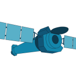 An illustration of NASA's Chandra spacecraft.