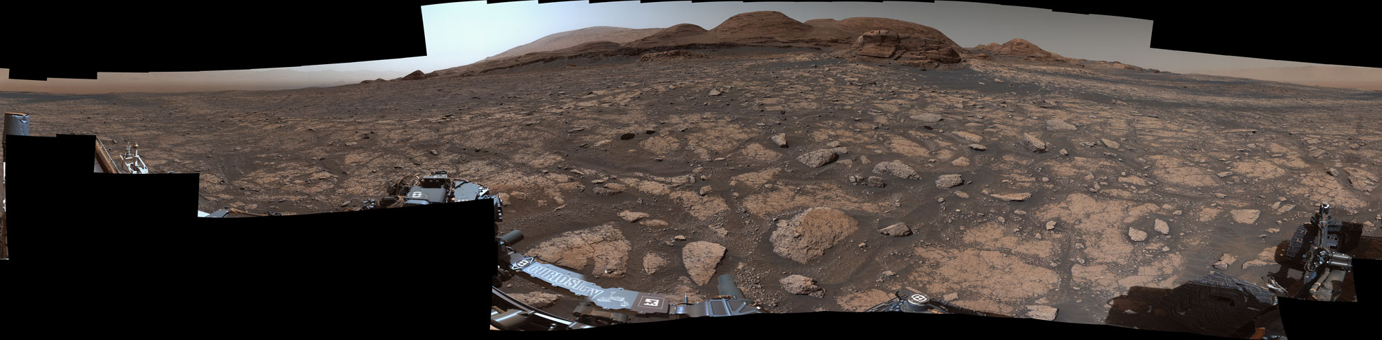 NASA’s Curiosity Mars rover used its Mastcam instrument to take the 126 individual images that make up this 360-degree panorama on March 3, 2021, the 3,048th Martian day, or sol, of the mission.