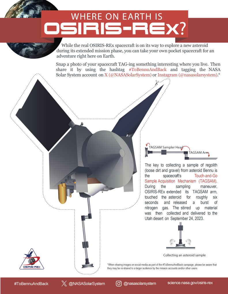 
			OSIRIS-REx Pocket Spacecraft - NASA Science			