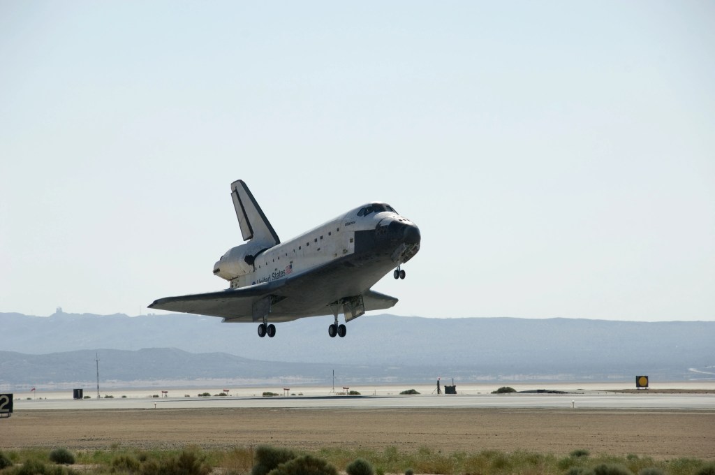 Four space shuttles – Discovery, Endeavor, Columbia, and Atlantis – were used in Hubble missions.