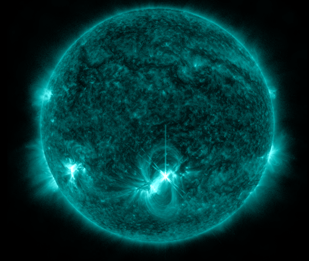 
			Strong Solar Flare Erupts from Sun - NASA Science			