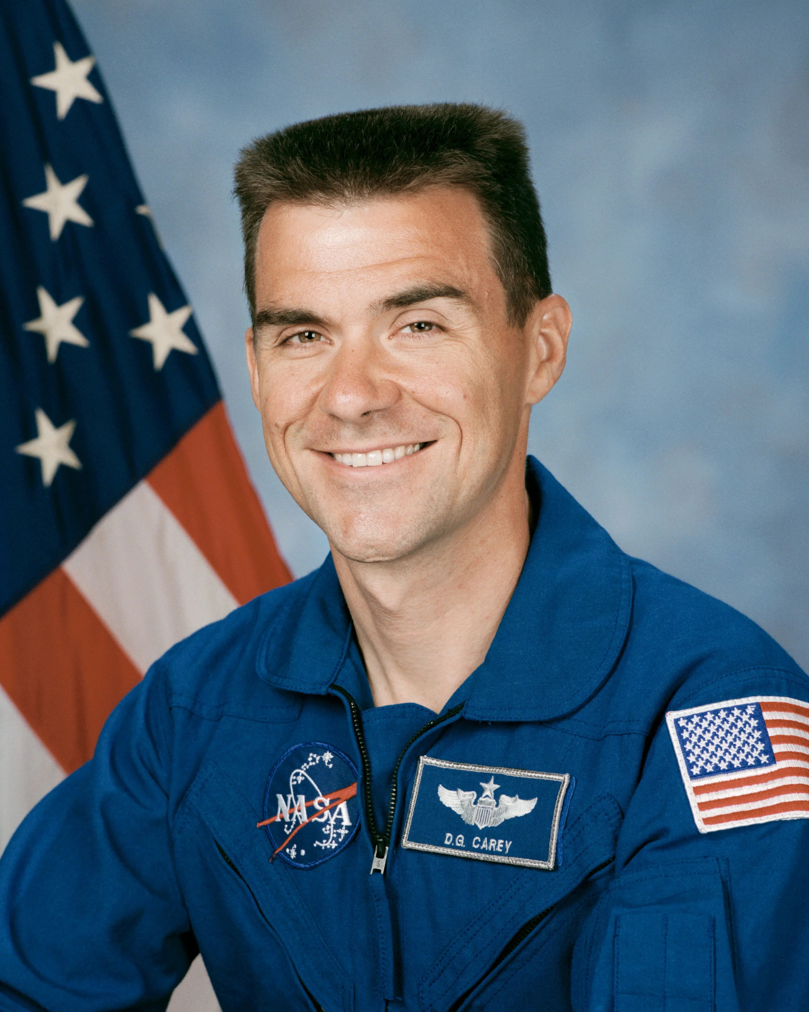 Official astronaut portrait of Duane Carey.