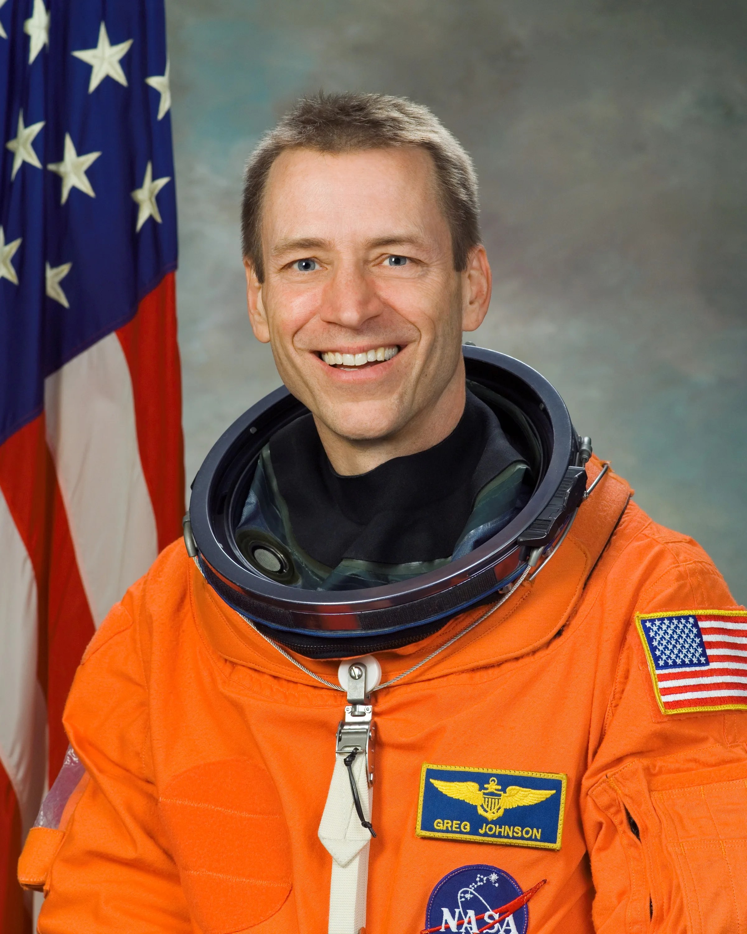 Official astronaut portrait of Gregory Johnson.