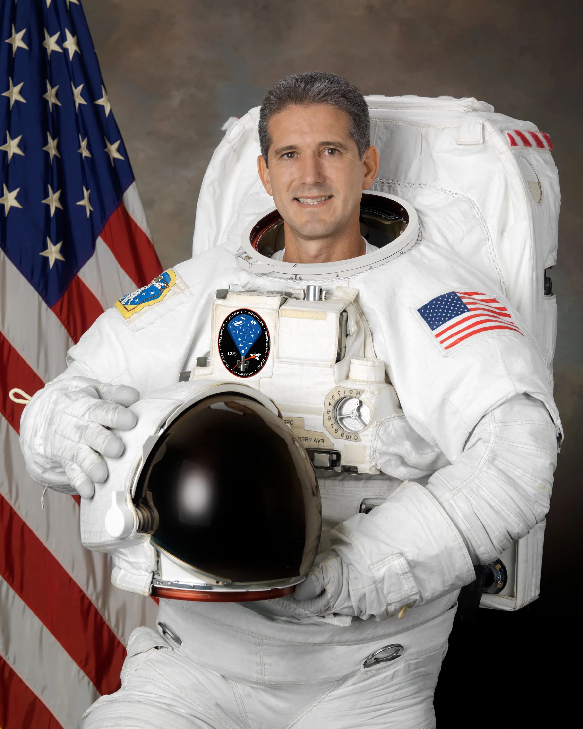 Official astronaut portrait of Michael Good.