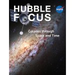 An e-book cover for the Hubble Focus-Galaxies Through Space And Time book