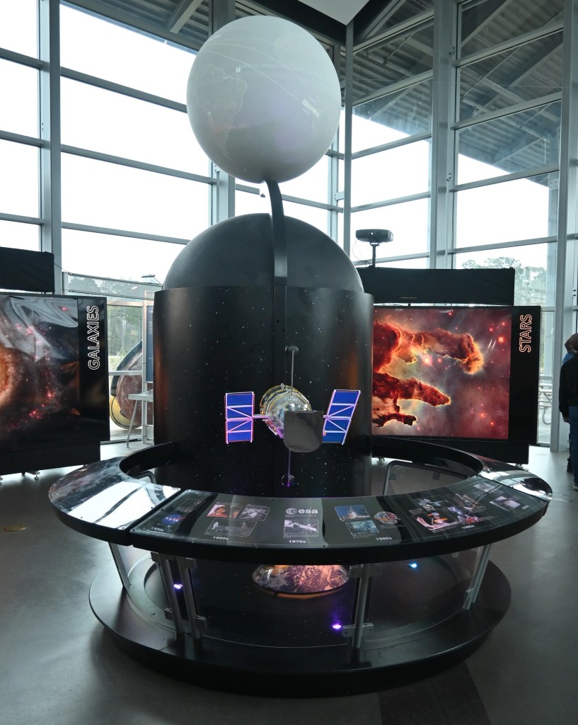 Since its creation, the Hubble traveling exhibit has been installed in 54 science centers, museums, and planetariums.