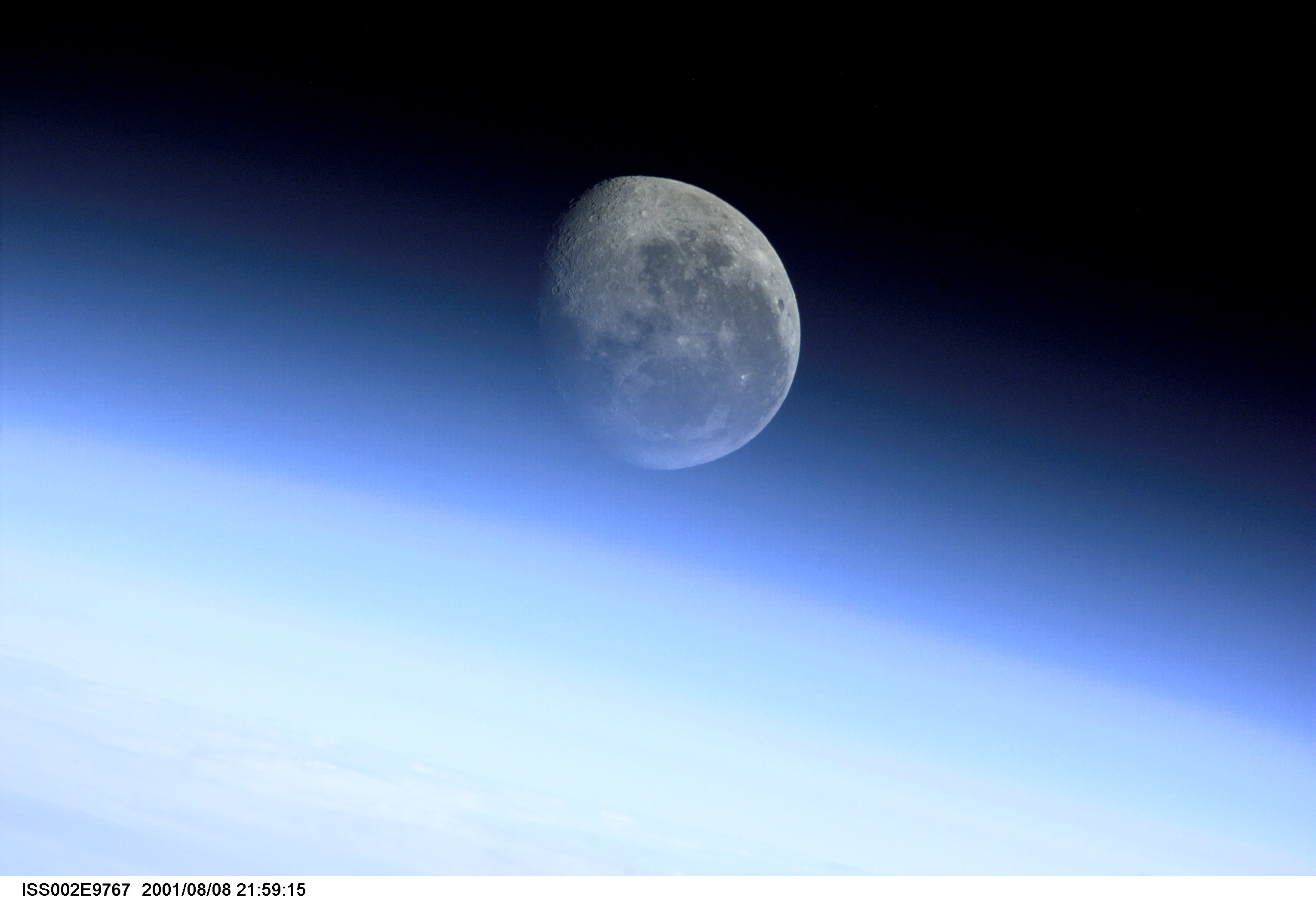 The Moon, taken from ISS