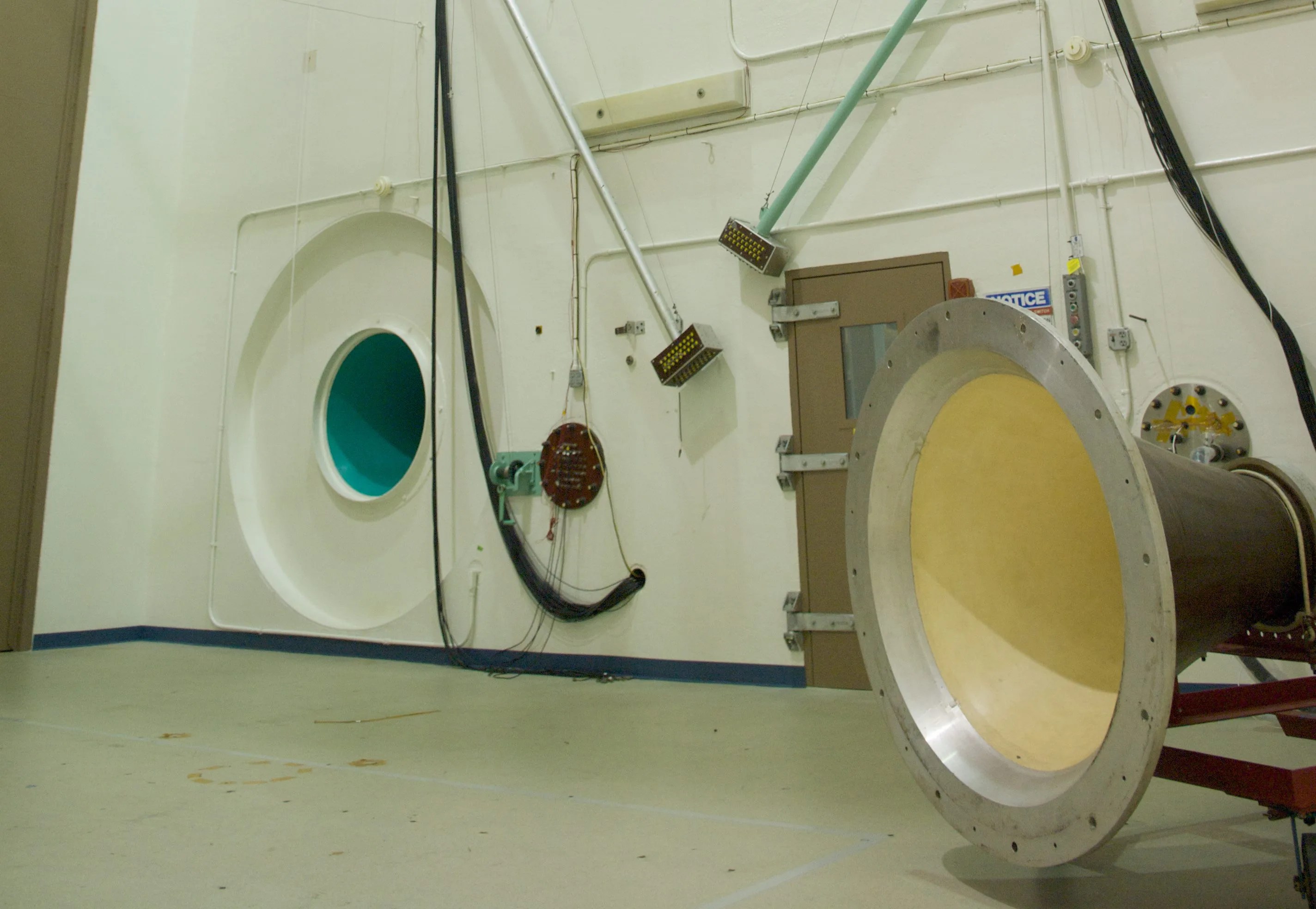 horns in GSFC acoustic test chamber