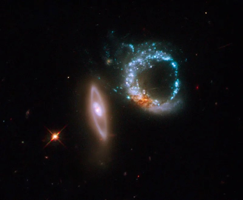 Hubble image of Arp 147