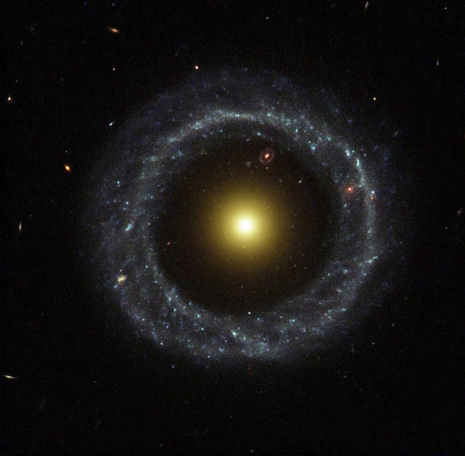 A strange ring galaxy