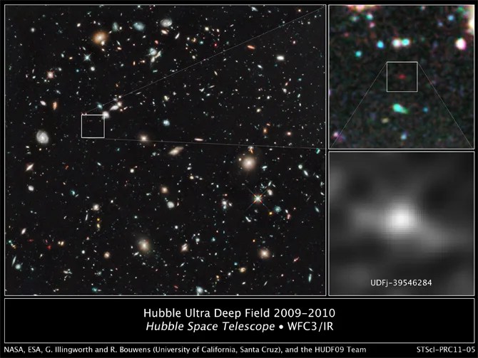 Closeup of hudf wfc3/ir imagesurrounding object  udfj-39546284