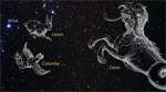 Thumbnail from zoom-in video showing constellation depictions