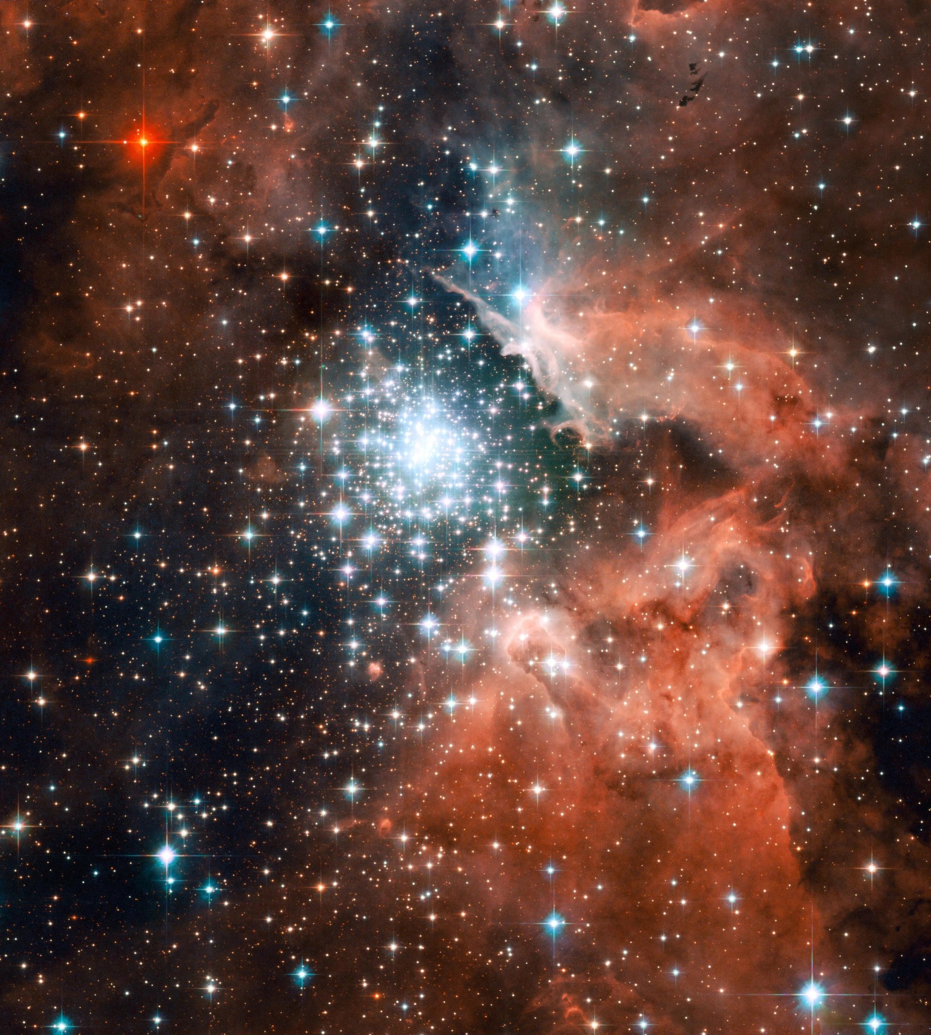 The giant nebula, ngc 3603