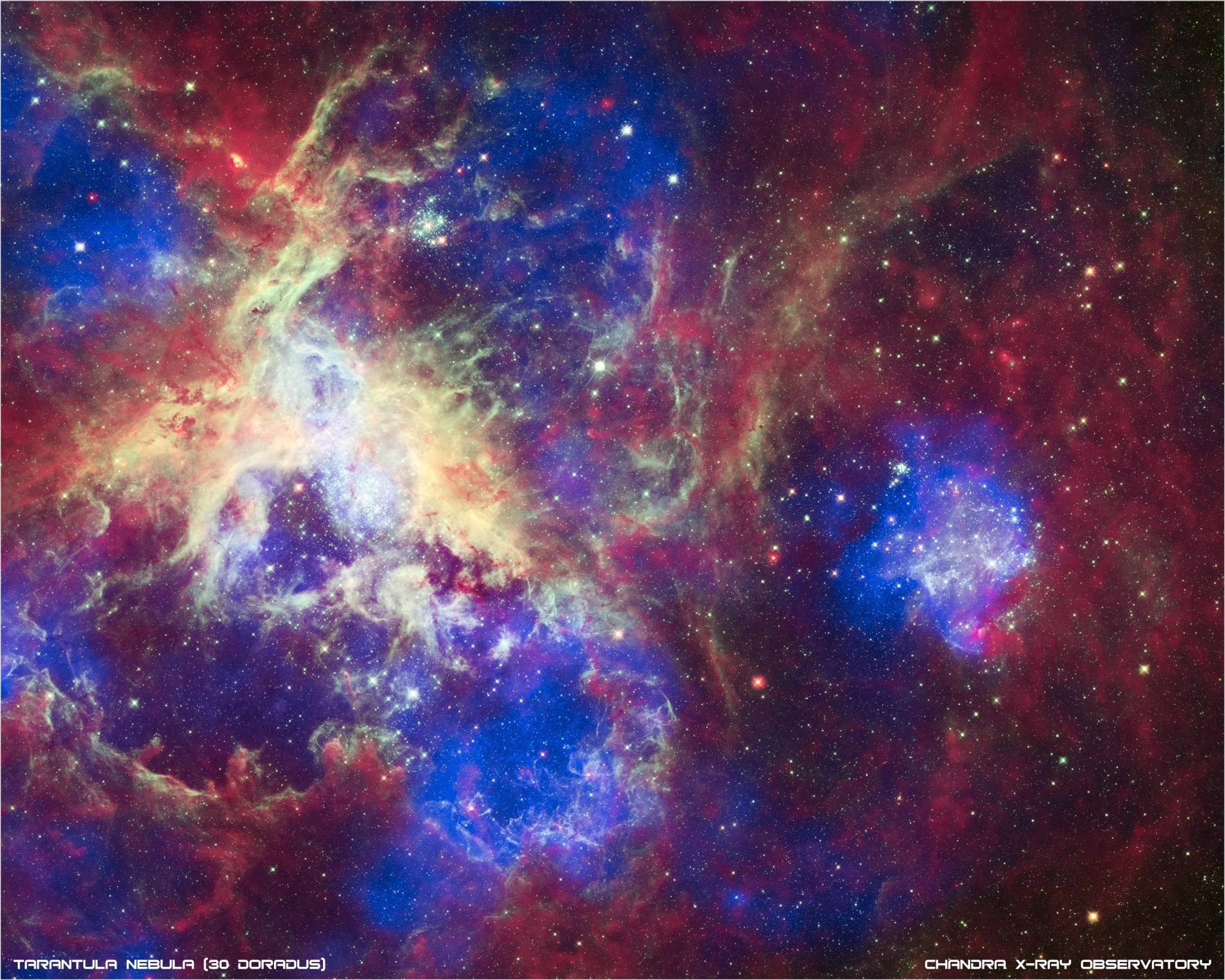 A new view of the tarantula nebula