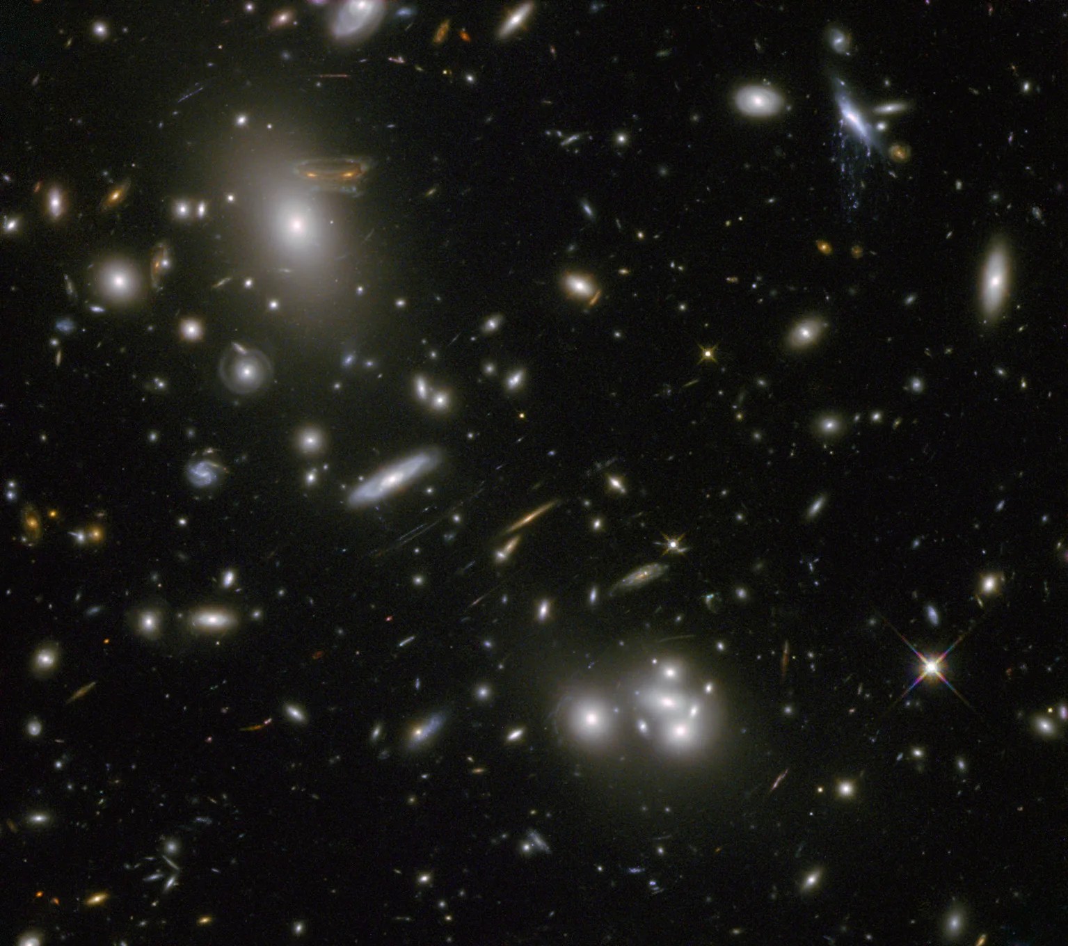 Hubble sees 'space invader' image