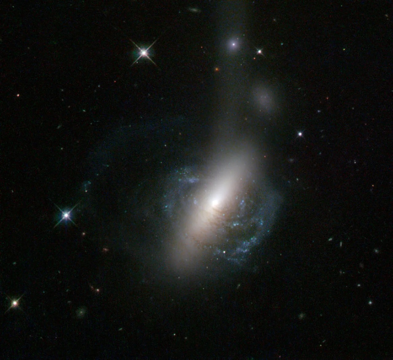 Cosmic collision between galaxies