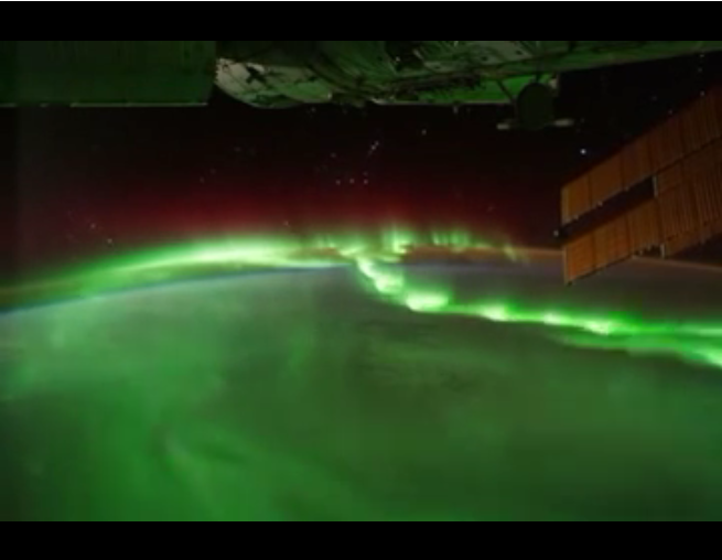 Aurora from ISS Orbit