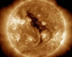 Coronal holes on the sun