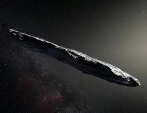 Artist's concept of ‘Oumuamua