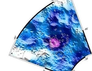 Distribution of Water Equivalent Hydrogen in Cabeus Crater