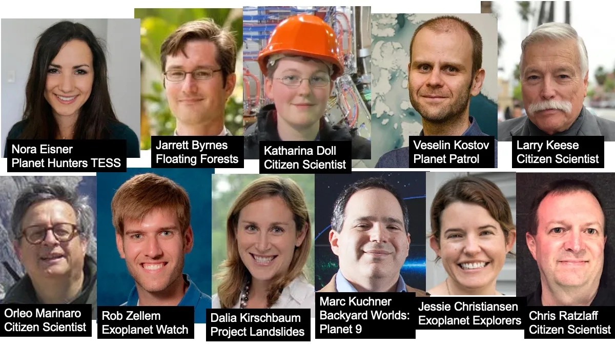 Photo collage of citizen science participants