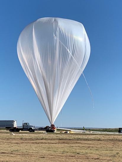 Photo of weather balloon