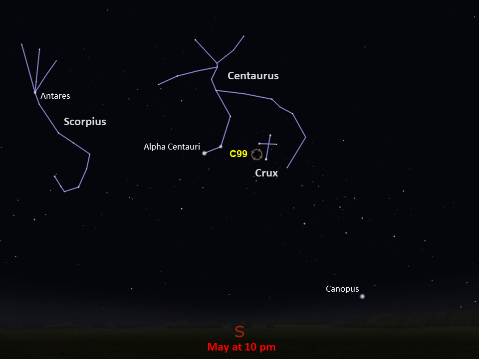 Star chart for Caldwell 99