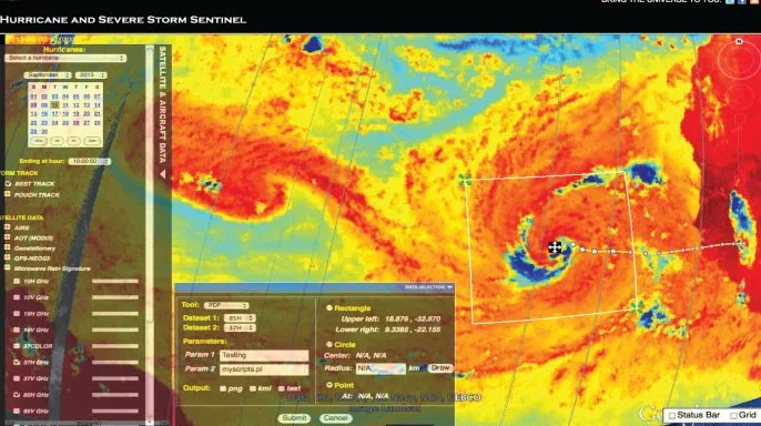 This screen capture from the TCIS tool shows some of the enhancements to interactive region selection, model and data acquisition, statistical comparison, and visualization.