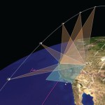 Artist’s depiction of MAIA’s multi-angle measurement approach.