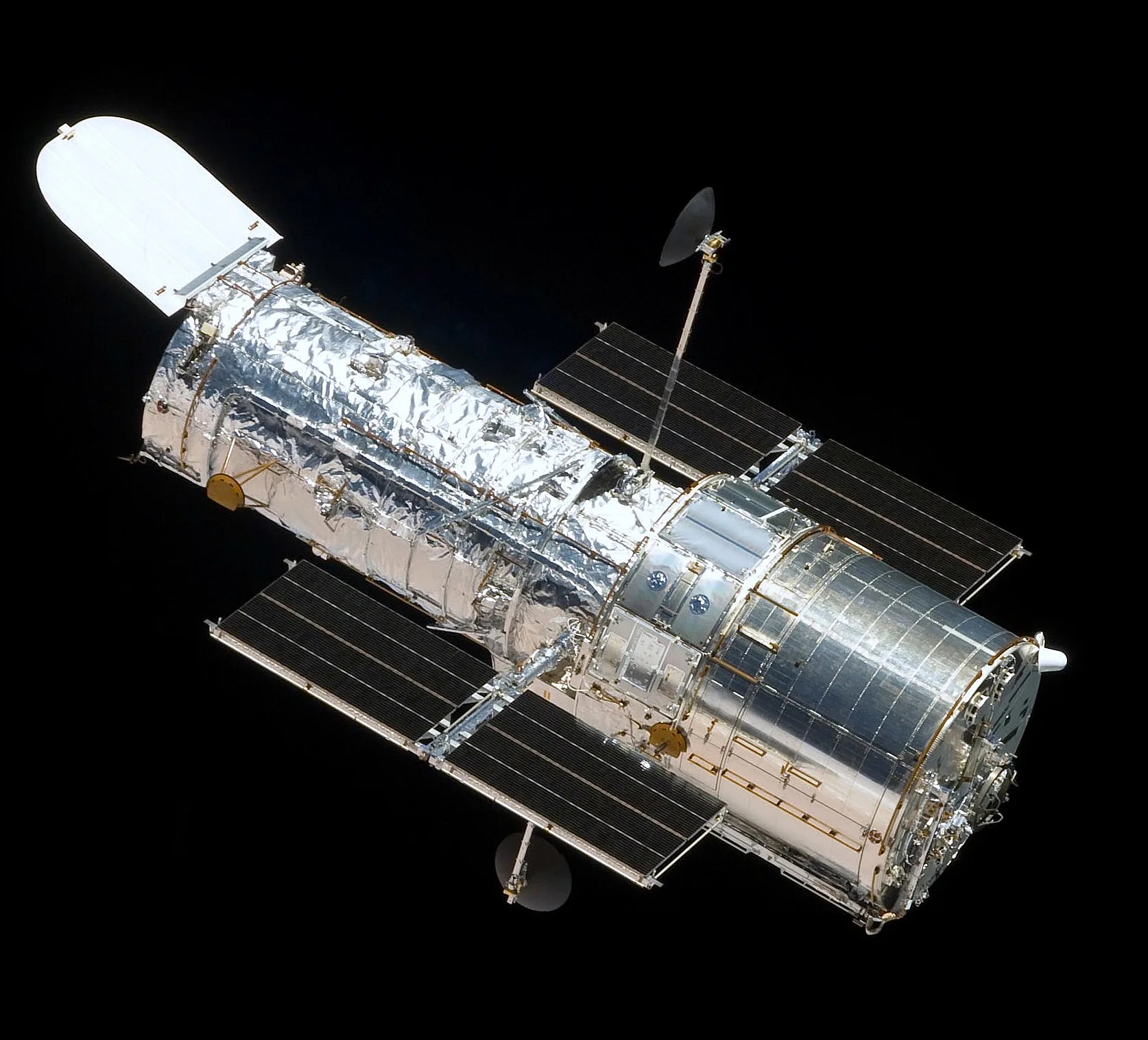 an image of the Hubble Space Telescope