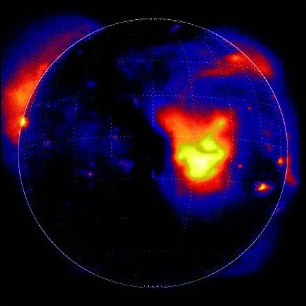 X-ray image of sun