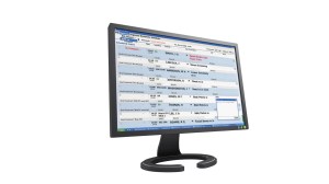 A computer screen showing a schedule.