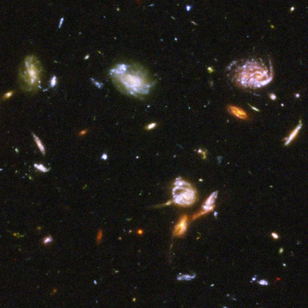 section of Hubble Ultra-Deep Field