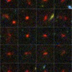 faint, distant galaxies, observed by Hubble