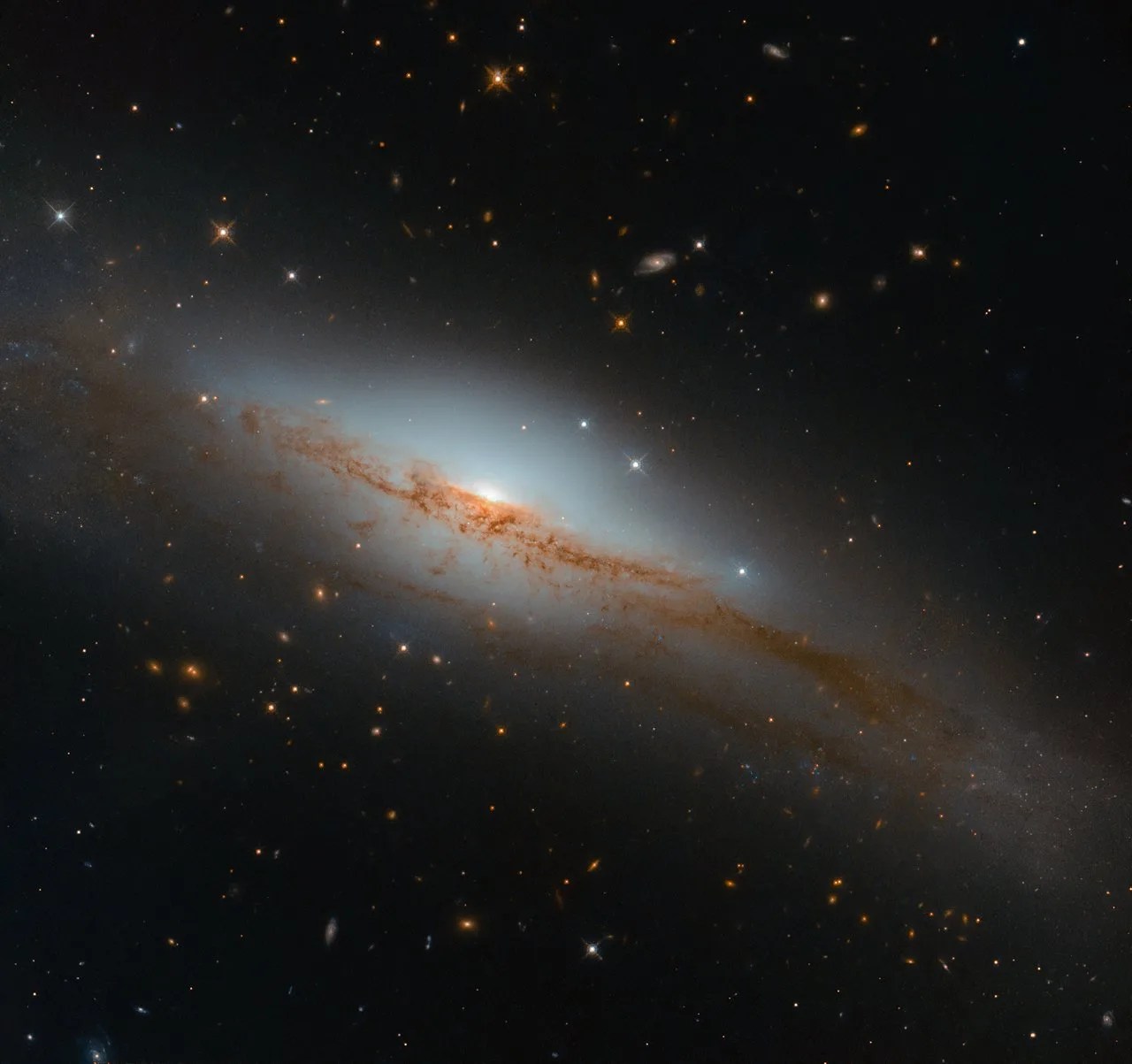 Hubble image of ngc 3749 galaxy
