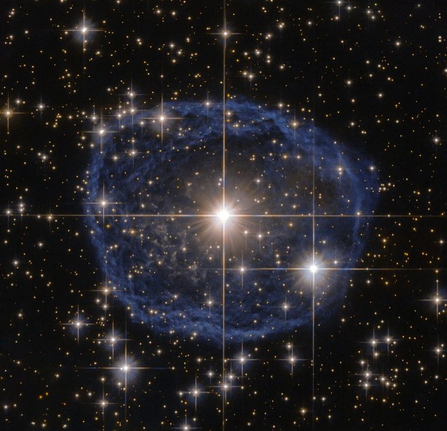 Hubble's Blue Bubble - NASA Science