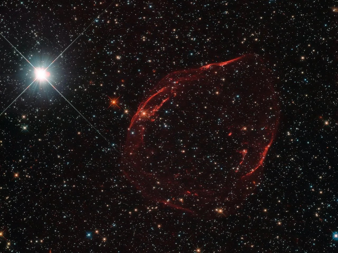 Stellar shrapnel left over from an exploding star