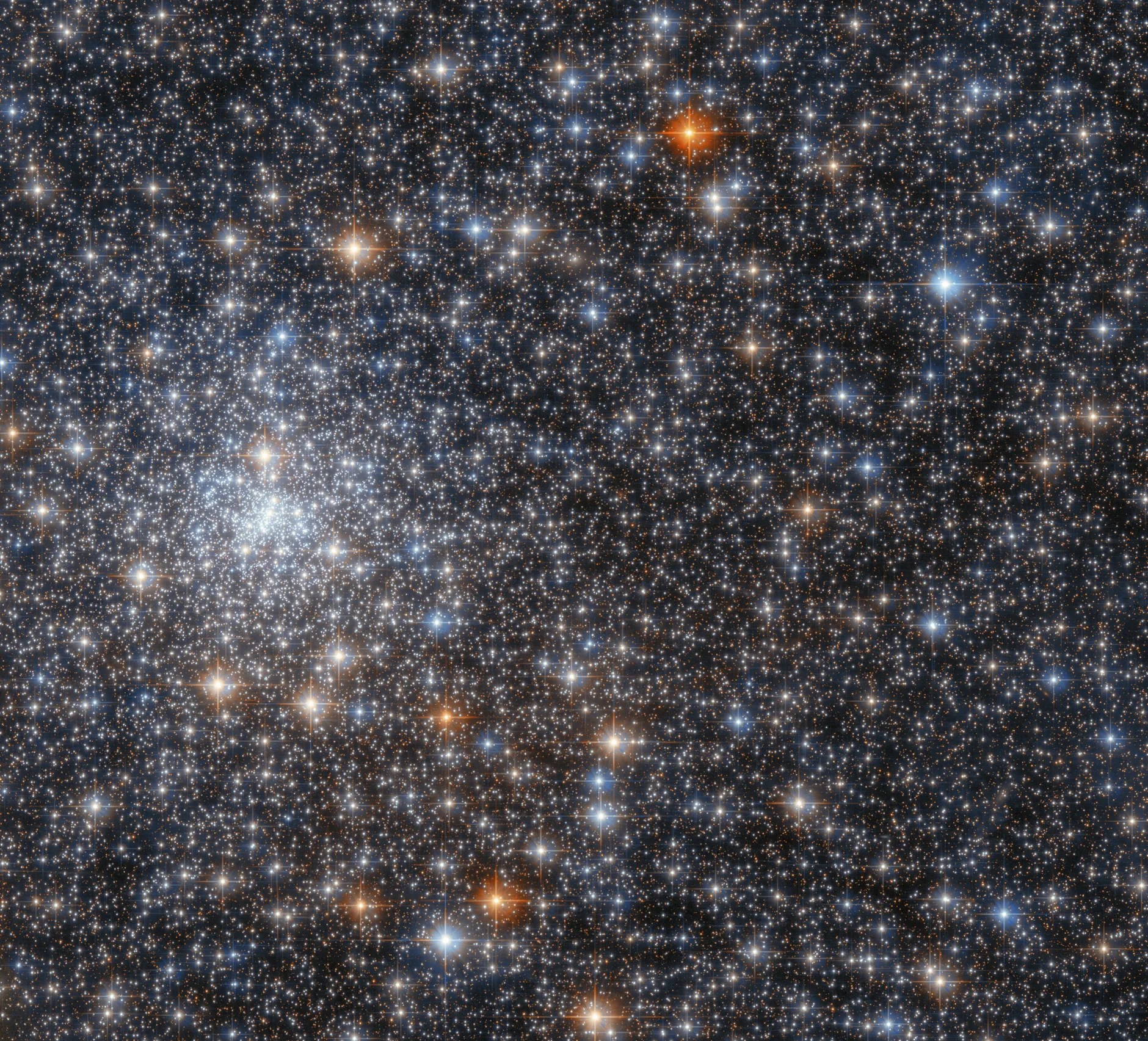 Hubble Beholds Brilliant Blue Star Cluster - NASA Science