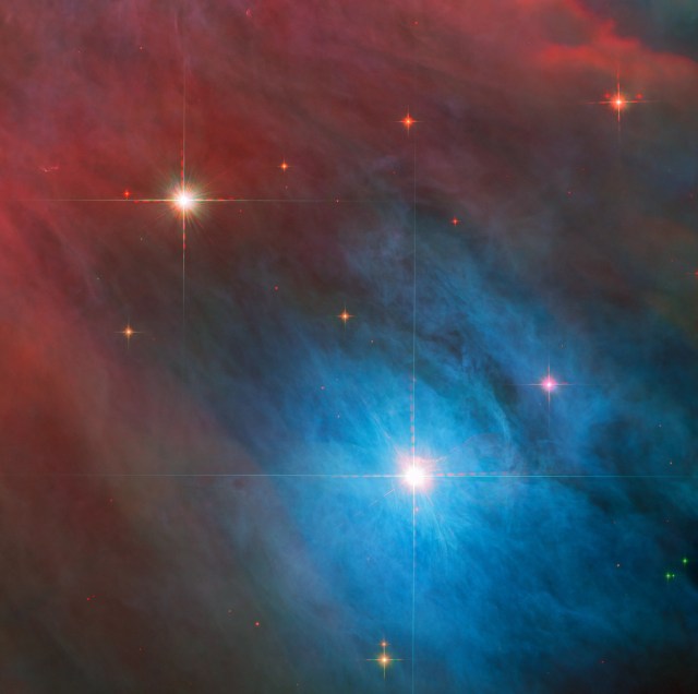 
			Hubble Views a Stellar Duo in Orion Nebula - NASA Science			