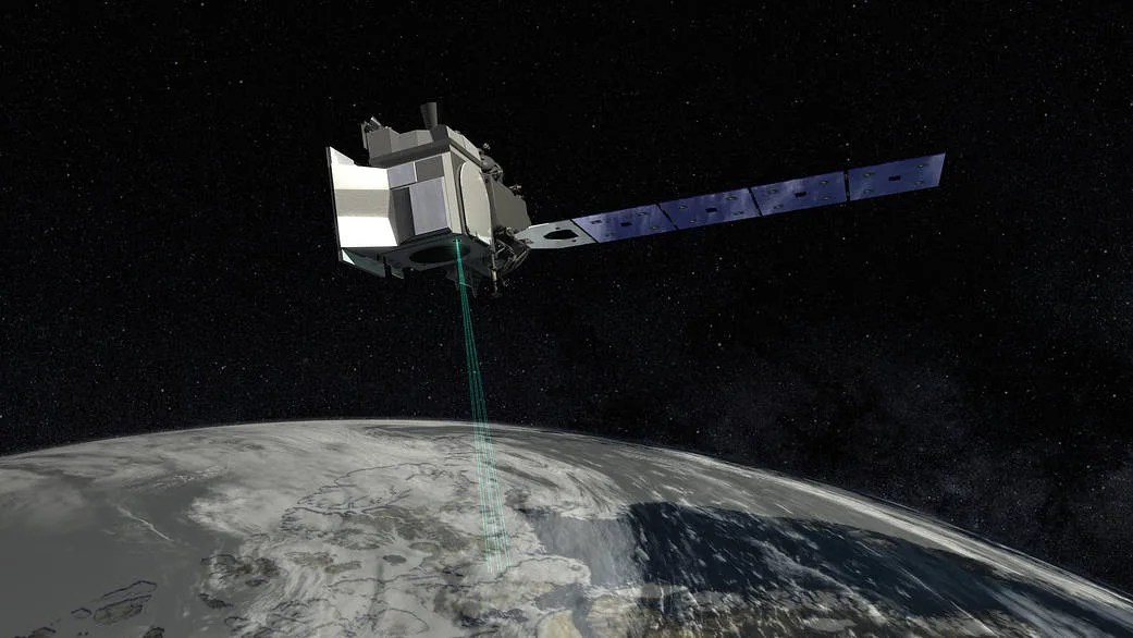 IceSat-2 satellite illustration