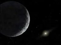 Artist concept of a planet and a star